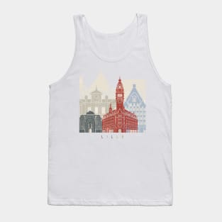 Lille skyline poster Tank Top